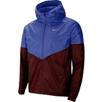NIKE Herren Laufjacke "Shieldrunner", Größe XXL in Blau