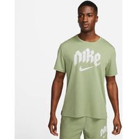 NIKE Herren M NK DF RUN DVN MILER SS, Größe M in Grün