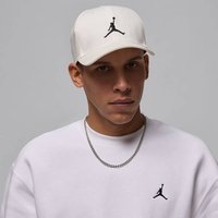 NIKE Herren Mütze Jordan Rise Structured Curved-Bill, Größe S/M in Schwarz