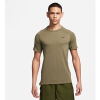 NIKE Herren Shirt M NK DF FLEX REP SS TOP, Größe XS in Grün