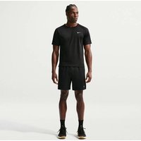 NIKE Herren Shirt M NK DF FLEX SS TOP, Größe XL in Schwarz