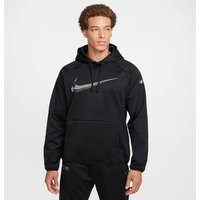 NIKE Herren Shirt Therma-FIT Pullover, Größe XL in Schwarz