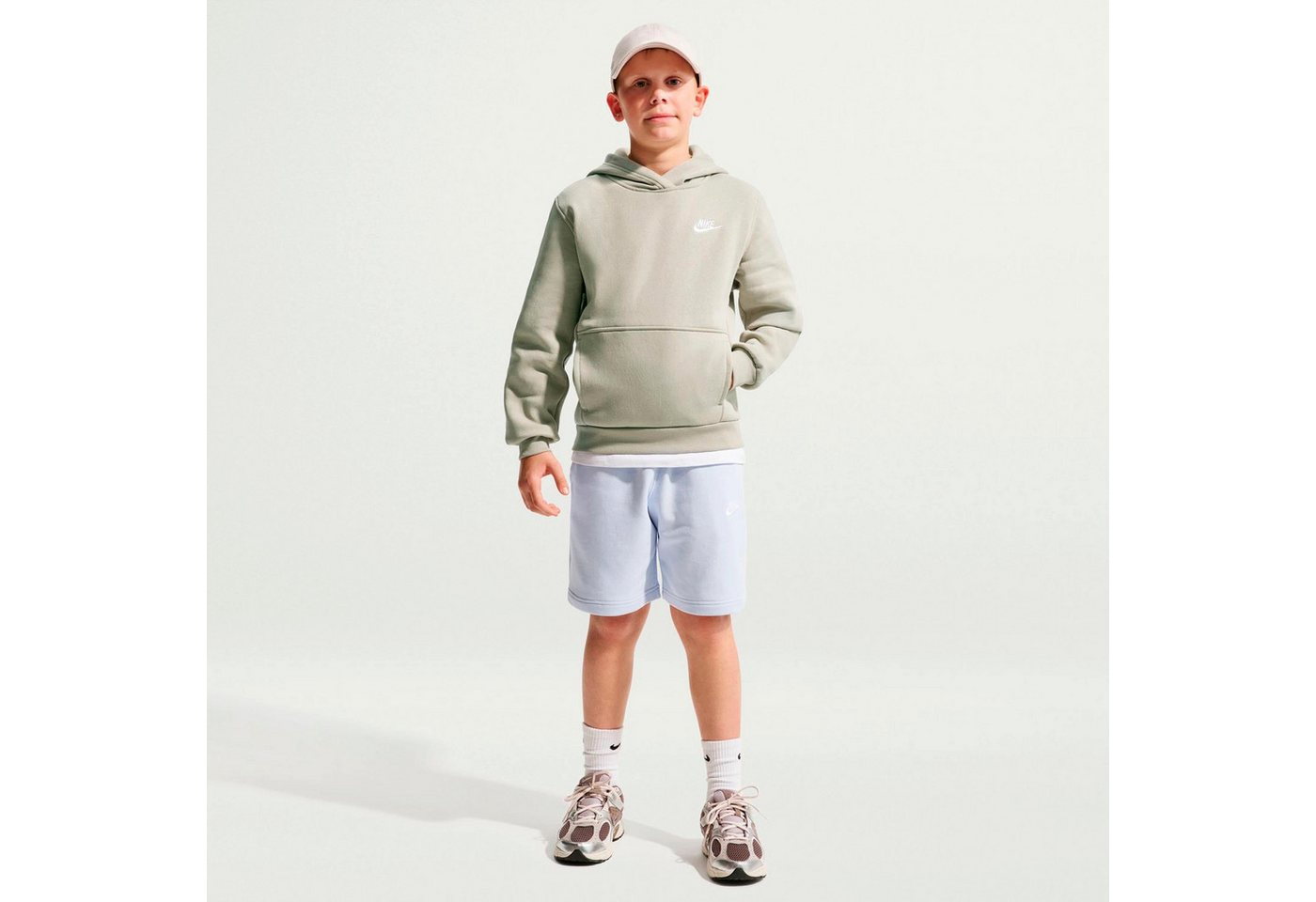 Nike Kapuzenpullover Club Fleece – Bild 2 von 5