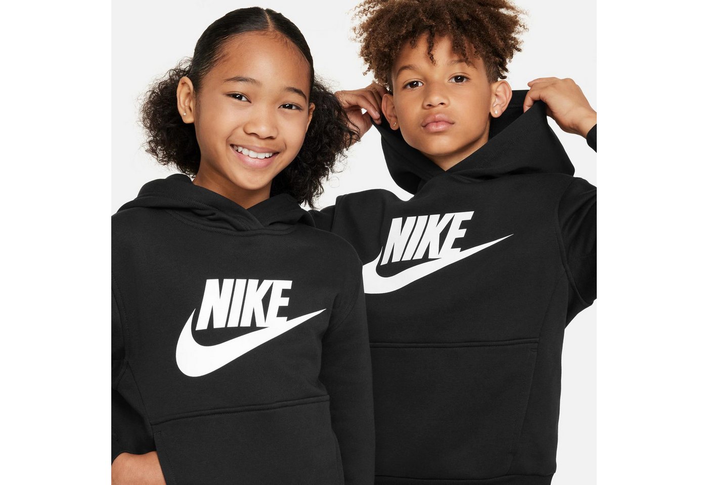 Nike Kapuzenpullover Club Fleece – Bild 4 von 5