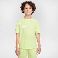 NIKE Kinder Hemd B NK DF MULTI SS TOP HBR, Größe XS in Grau