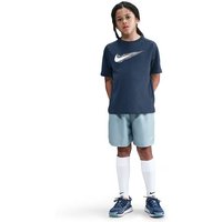 NIKE Kinder Hemd B NK DF MULTI SS TOP HBR, Größe XL in Grau