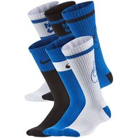 NIKE Kinder Socken Everyday, Größe M in Blau