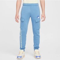 NIKE Kinder Sporthose Sportswear Standard Issue, Größe S in Blau