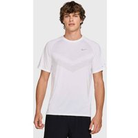 Nike Laufshirt M NK DFADV STRIDE SS TOP Kurzarm-Design, mit Rundhalsausschnitt, normale Länge, atmungsaktiv