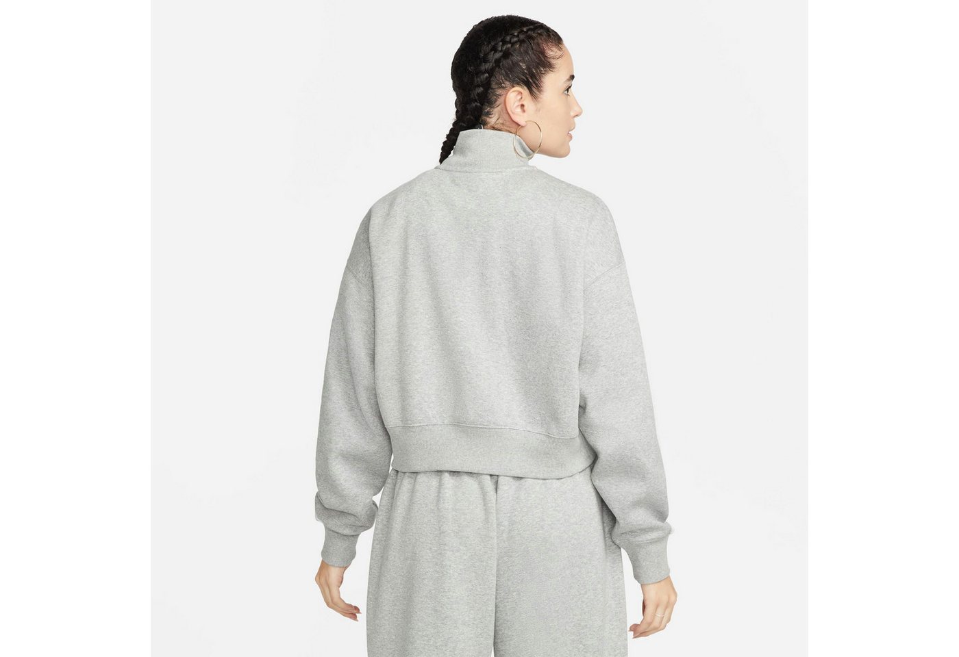 Nike Sportswear Fleecepullover Nike Damen Pullover Oversize 1/2-Zip Phoenix FL. Sweatshirt DQ5767 – Bild 2 von 2