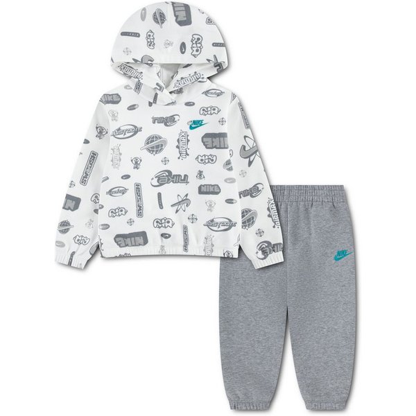 Nike Sportswear Jogginganzug (2-tlg), 2-teiliges Set mit Hoody und Hose, bequeme Passform