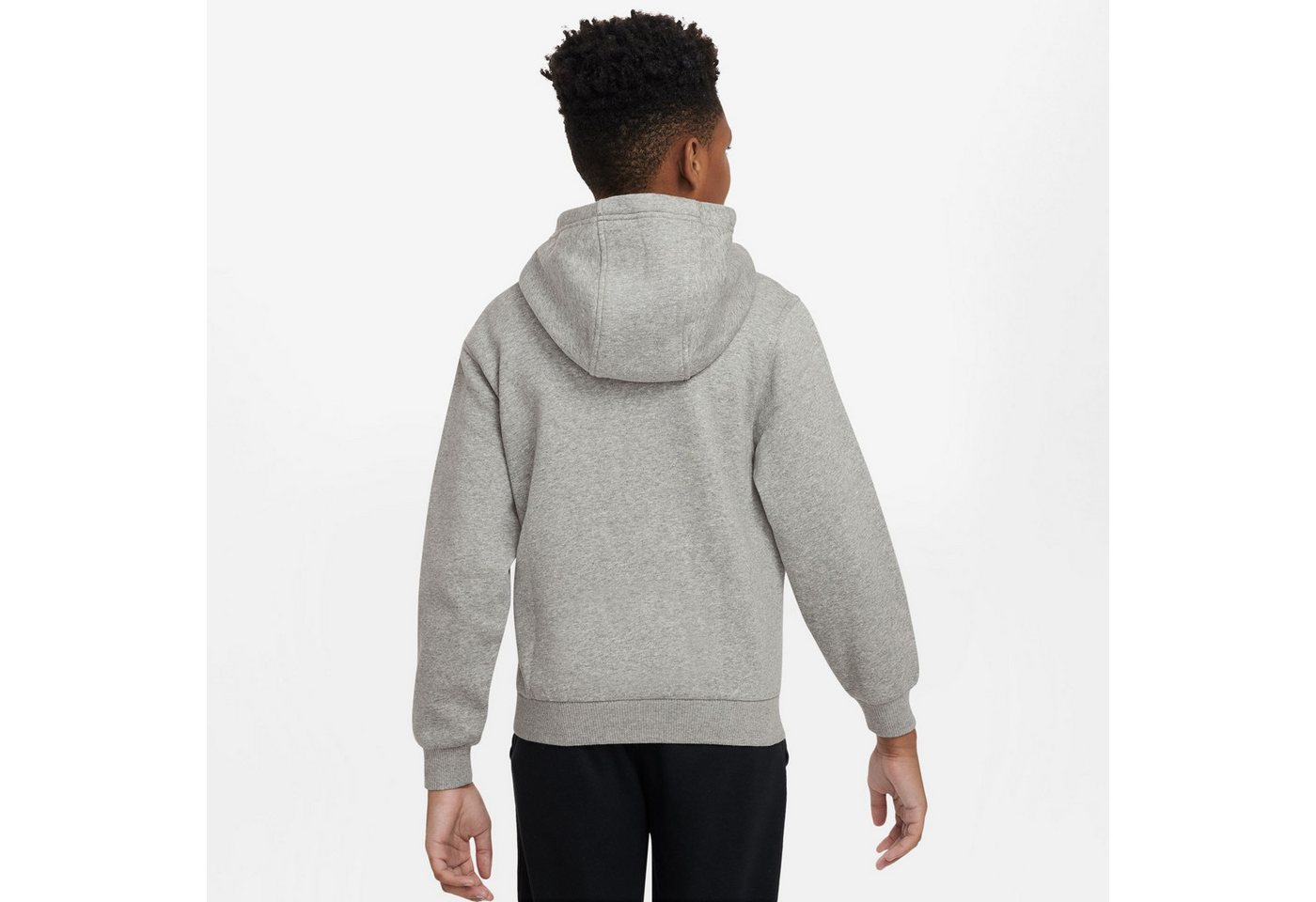 Nike Sportswear Kapuzenpullover Nike Kinder Kapuzenpullover Club Fleece Big Kids Hoodie FD2988 – Bild 2 von 2