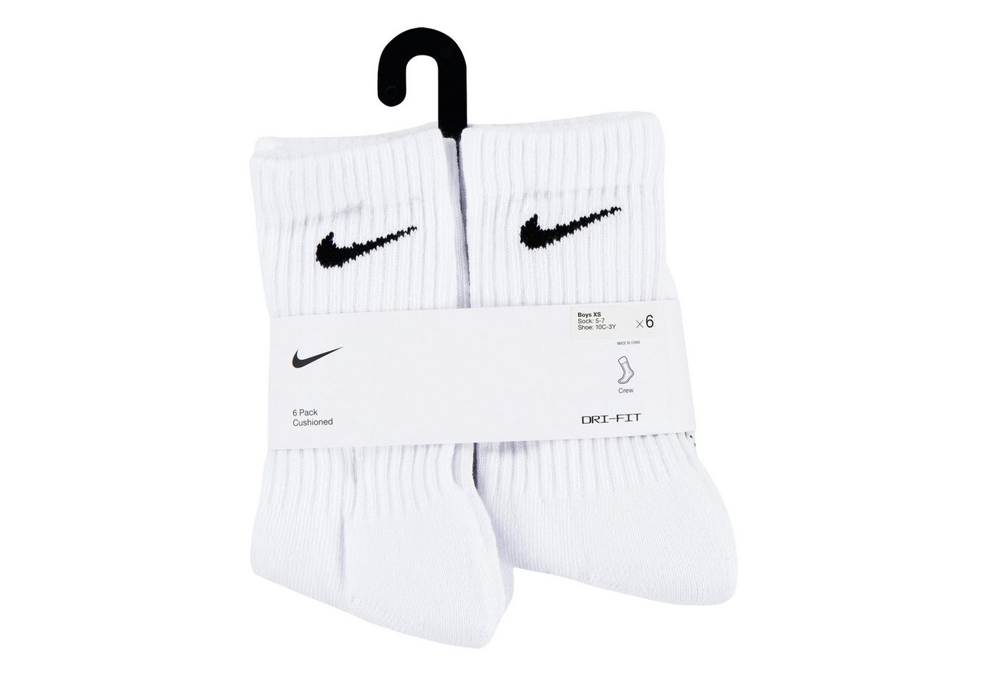Nike Sportswear Socken NHB NIKE DF PERF BASIC CREW für Kinder geeignet, aus Baumwolle, Polyester und Elasthan – Bild 3 von 5