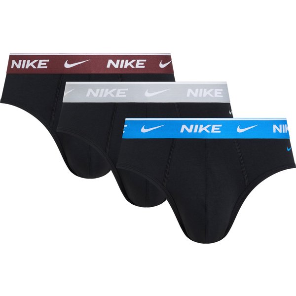 Nike Underwear Slip BRIEF 3PK (Packung, 3-St., 3er) mit Logo-Elastikbund