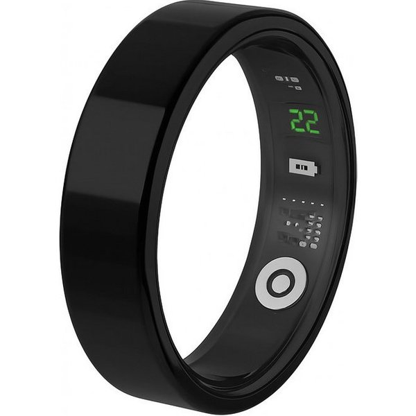 NikuTRAX Fitness-Tracker traxRING one – Smarter Gesundheitsring in Schwarz