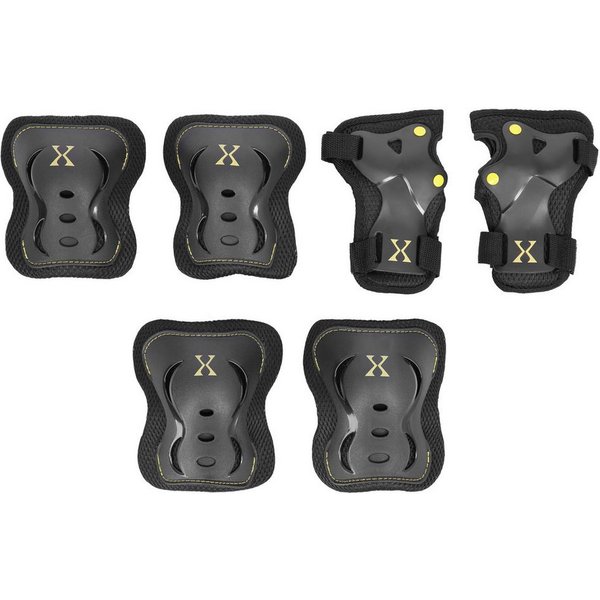 NILS EXTREME Protektoren-Set L mit Knie Ellbogen Handgelenkschutz (Spar-Set, 6-tlg)
