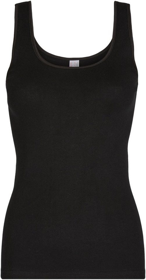 Nina Von C. Achselhemd "Daily" (3er Pack) basic, weich, bequem, eng, Rundhalsausschnitt, breite Träger – Bild 2 von 3