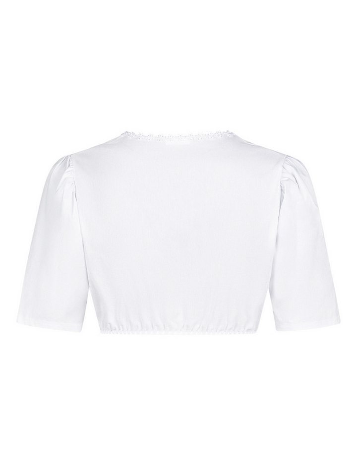 Nina Von C. Dirndlbluse Dirndl-Bluse Keulenärmel Marlene (Stück, 1-tlg) dezente Knopfleiste, Rundhalsausschnitt mit Zierkante – Bild 4 von 5