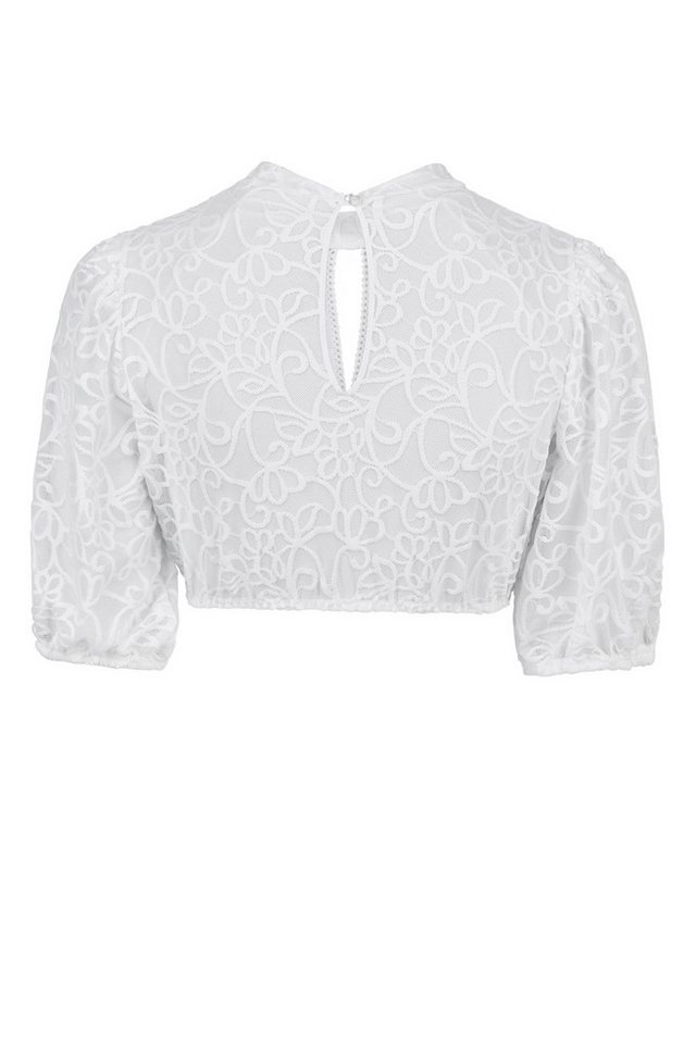 Nina Von C. Dirndlbluse Dirndl-Bluse Simone, halbarm - weiss – Bild 2 von 2