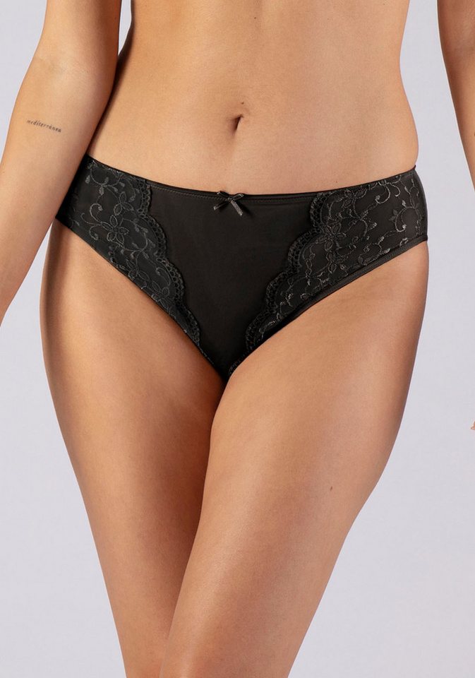 Nina Von C. Jazz-Pants Slips "Silver Edition" (2er Pack) eng, elastisch, bequem, feminin, mit Spitze, mit Schleife – Bild 2 von 5