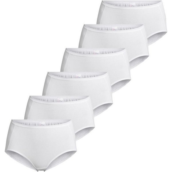 Nina Von C. Taillenslip 6er Pack Basic (Spar-Set, 6-St) Taillen Slip - Baumwolle - Atmungsaktiv