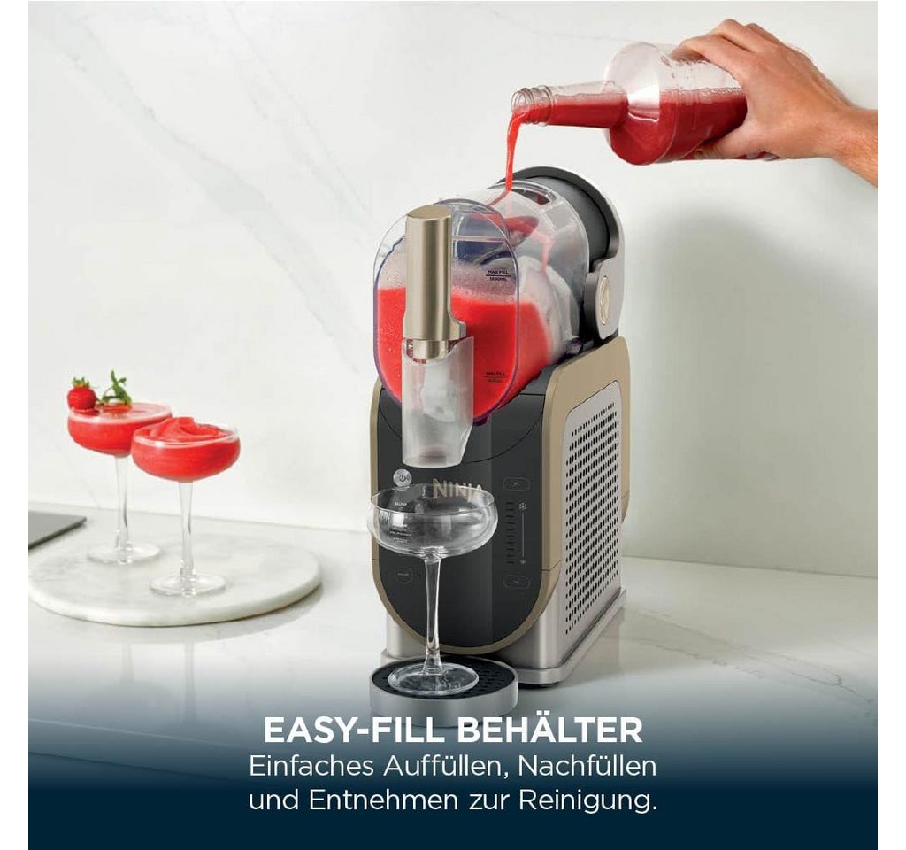 NINJA Slush-Eismaschine für Slush, Eis-Cocktails, Frappé, Milchshakes, Saft - FS301EUSTGD – Bild 4 von 5