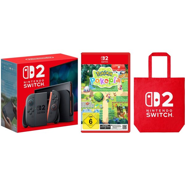 Nintendo Switch 2 Switch 2 + Pokémon Pokopia, gratis Nintendo-Tasche