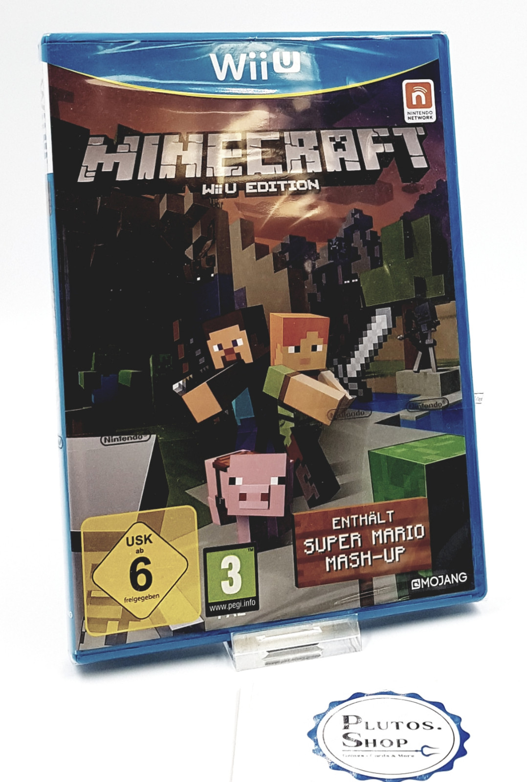 Nintendo Wii U. Spiel Videospiel Game Gaming - Minecraft - Verschweißt