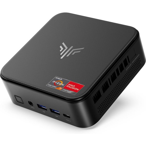 NiPoGi E3B 32 GB DDR4 RAM, 512 GB SSD,AMD Ryzen 5 7430U(6C/12T) Mini-PC (AMD Ryzen 5 7430U, AMD Radeon Graphics, 32GB DDR4 GB RAM, 512 GB SSD, Luftkuhlung, Trip