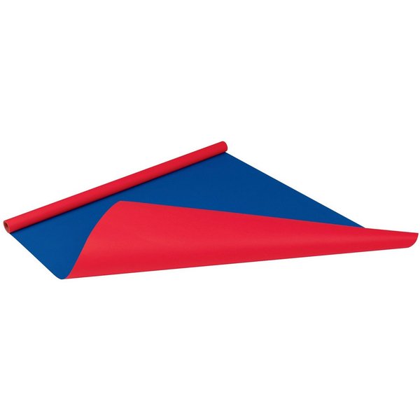 NIPS Packpapier BI-COLOUR, (1St), rot/blau, Rolle 0,75 x 4 m, Geschenkpapier