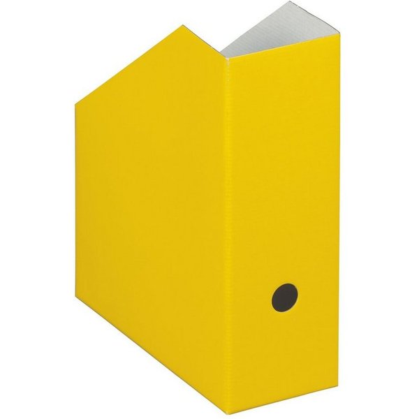 NIPS Stehsammler UNI COLOUR Zeitschriftenbox extrabreit, 10,5 x 31,5 x 26,5 cm, Zeitschriftensammler, Wellkarton