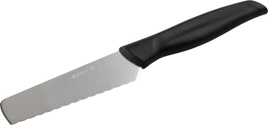 Nirosta Brötchenmesser Fackelmann Brötchenmesser 20cm schwarz – Bild 2 von 2