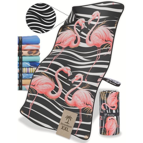 NirvanaShape Strandtuch Reise Handtuch Strandtuch XXL - Strandhandtuch, Mikrofaser Badetuch