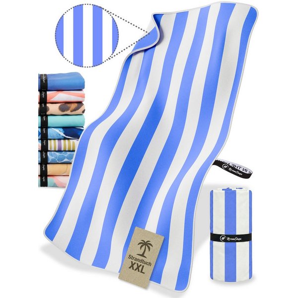 NirvanaShape Strandtuch Reise Handtuch Strandtuch XXL - Strandhandtuch, Mikrofaser Badetuch