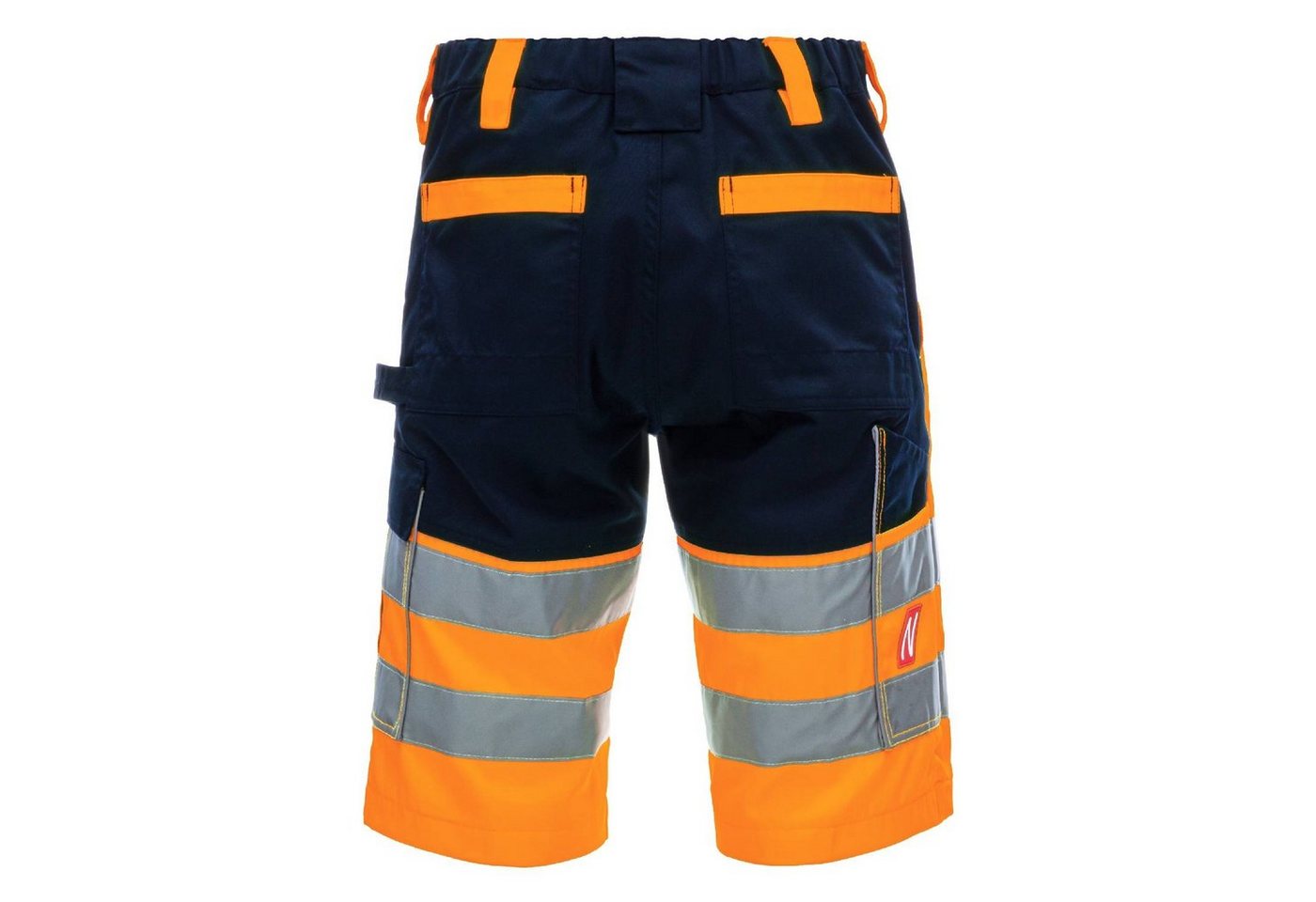 Nitras Arbeitshose kurze Warnschutz-Arbeitshose – Bild 2 von 2