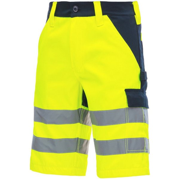 Nitras Arbeitshose Warnschutz Shorts "MOTION TEX VIZ"