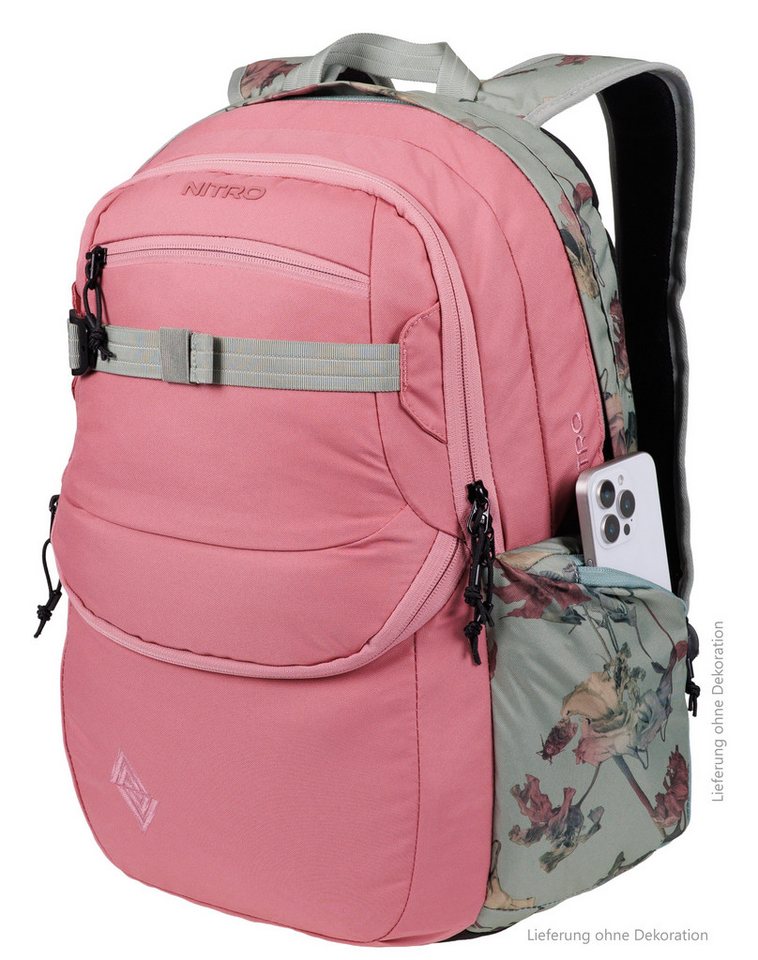NITRO Schulrucksack Jungen Mädchen Future Hero Schultasche Rucksack (4 Teile Set, inkl. Mäppchen Box, inkl. Sportbeutel, inkl. Trinkflasche), viel Stauraum Lapt – Bild 5 von 5