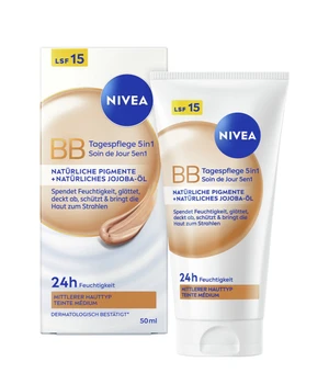 NIVEA 5in1 BB Mittlerer bis Dunkler Hauttyp LSF 15 BB Cream · 50 ml