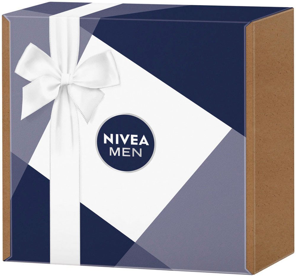 Nivea Men Pflege-Geschenkset PROTECT & CARE, 5-tlg., für Gesicht und Körper, Deo-Spray mit 48h Deo-Schutz – Bild 4 von 5