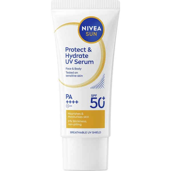 NIVEA SUN SUN Protect & Light Feel Serum LSF 50+ Sonnengel · 90 ml