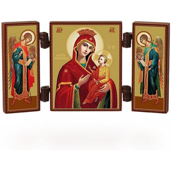 NKlaus Bild Ikone - Muttergottes Schnell Erhörende - christliche reise Altar Holz, Religion