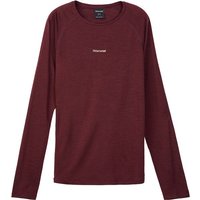 NNORMAL Bekleidung Merino Long Sleeve, Größe XL in Rot