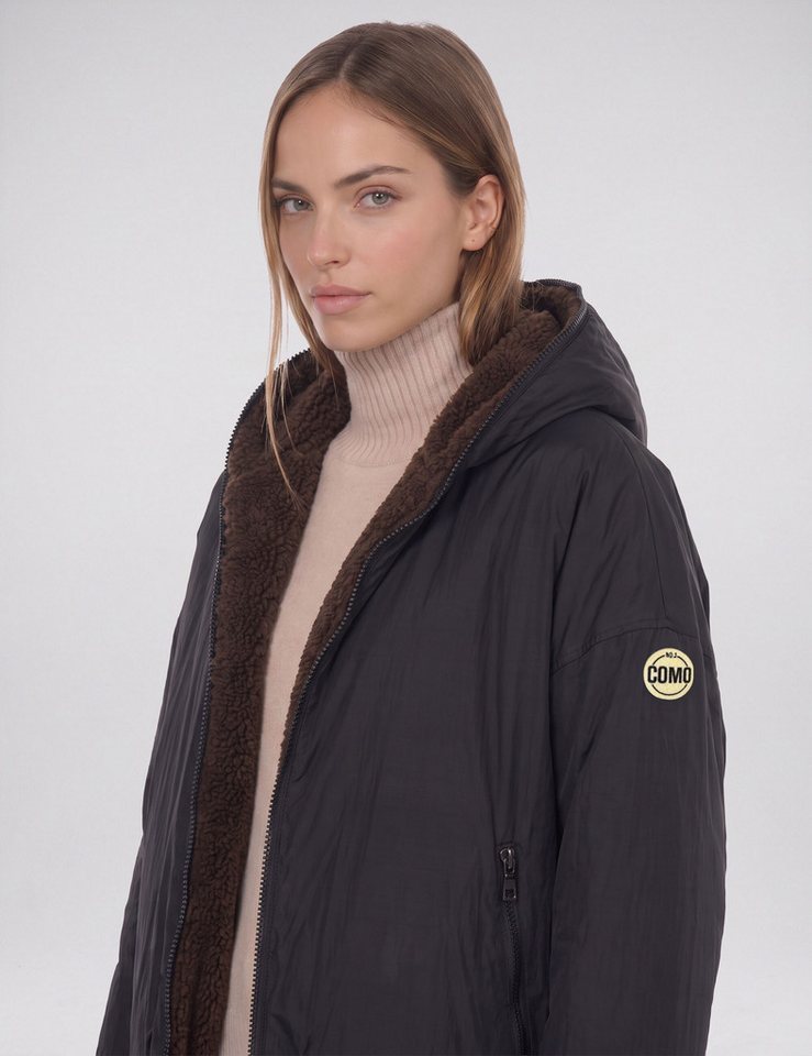 No.1 COMO Bomberjacke ARNO mit Teddyfell – Bild 3 von 5