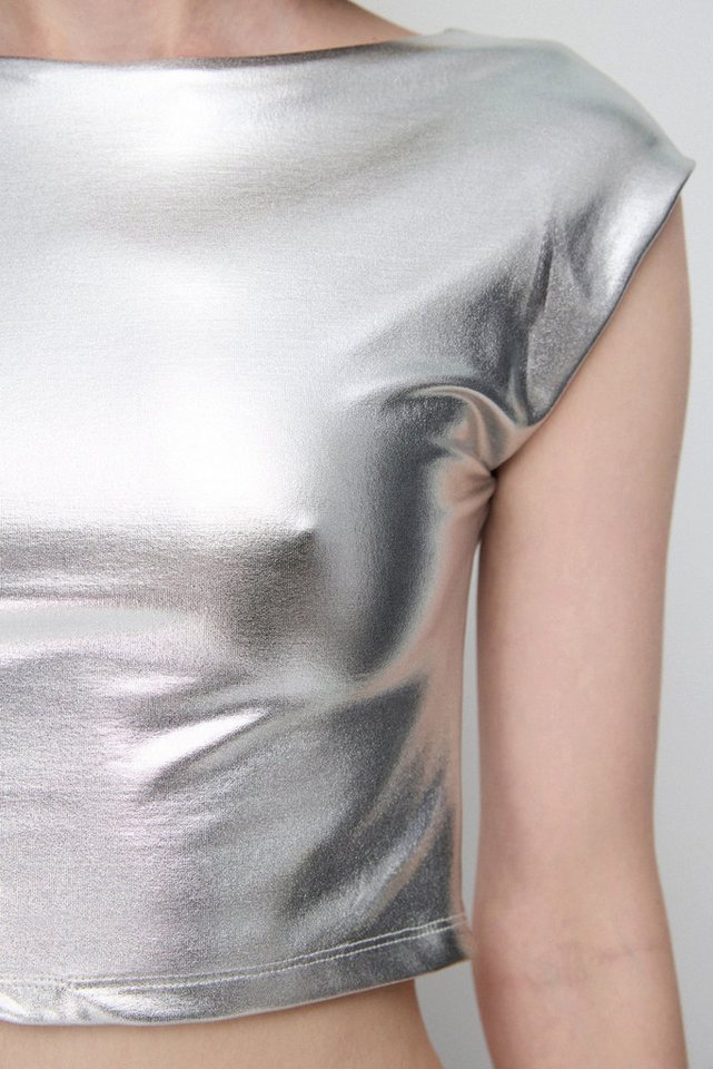 No Matter What Crop-Top Rückenfreies Basic-Crop-Top – Bild 4 von 5