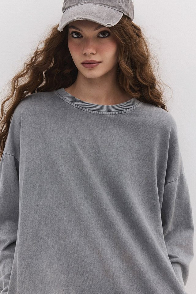 No Matter What Kapuzensweatshirt Oversize-Lang-Sweatshirt – Bild 2 von 4