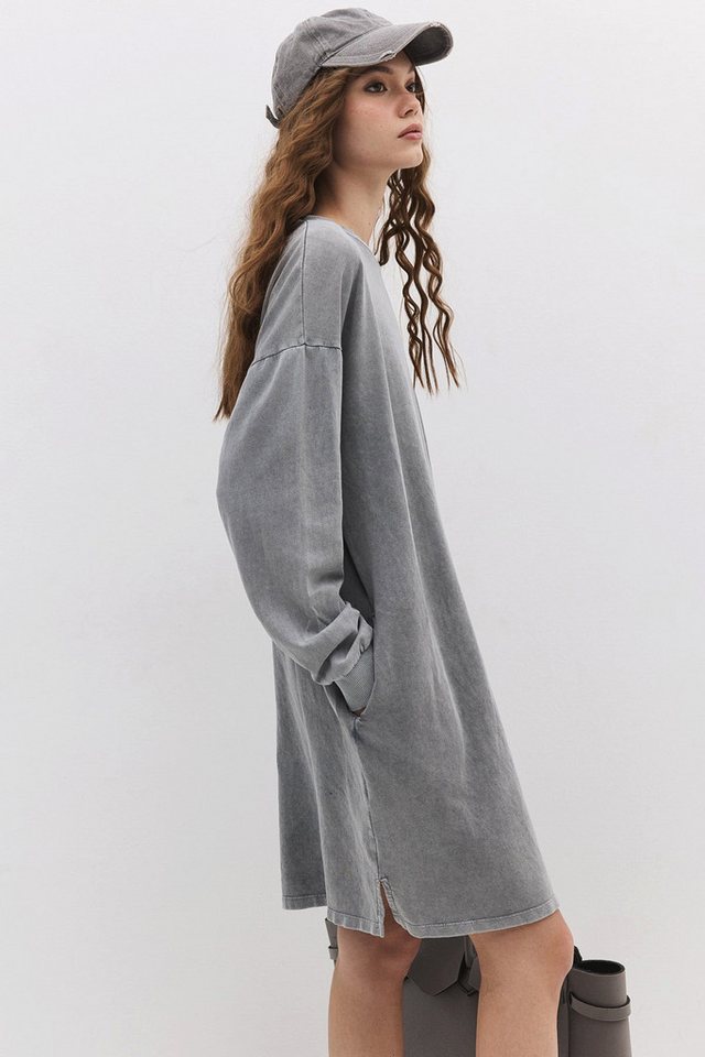 No Matter What Kapuzensweatshirt Oversize-Lang-Sweatshirt – Bild 3 von 4