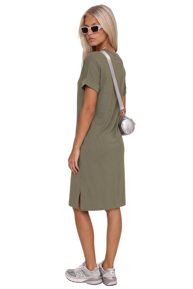 No Matter What Midikleid Basic Midi Kleid mit kurzen Ärmeln – Bild 5 von 5
