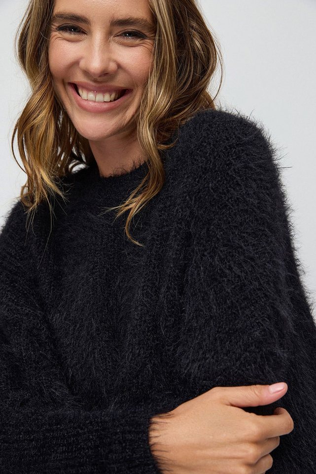No Matter What Sweater Flauschiger Crop-Pullover – Bild 2 von 5