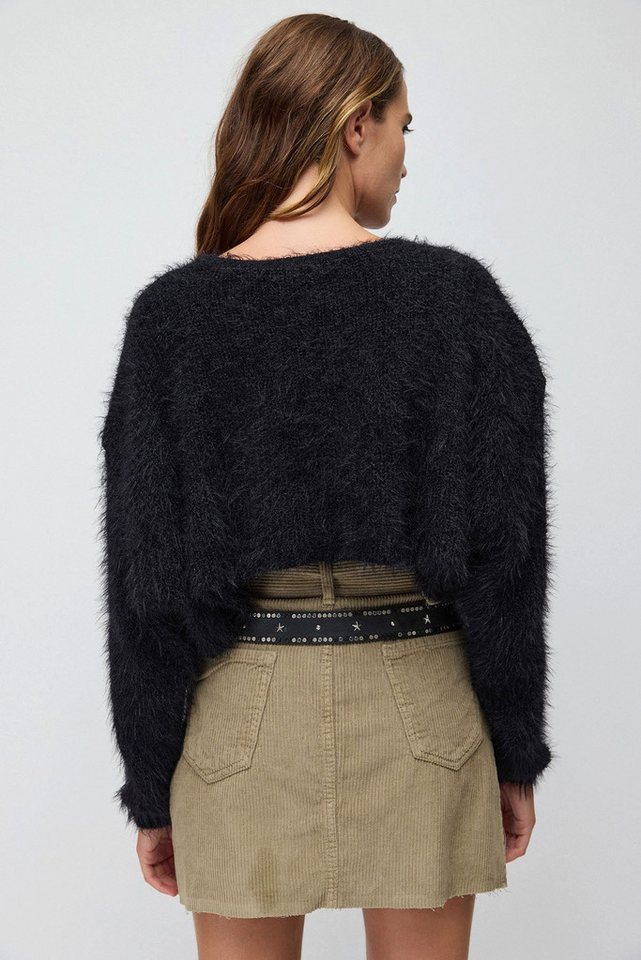 No Matter What Sweater Flauschiger Crop-Pullover – Bild 4 von 5