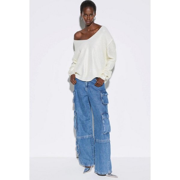 No Matter What Sweater Strickpullover mit V-Ausschnitt